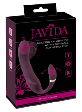 Nodding Tip Vibrator with Bendable Clit Stimulation